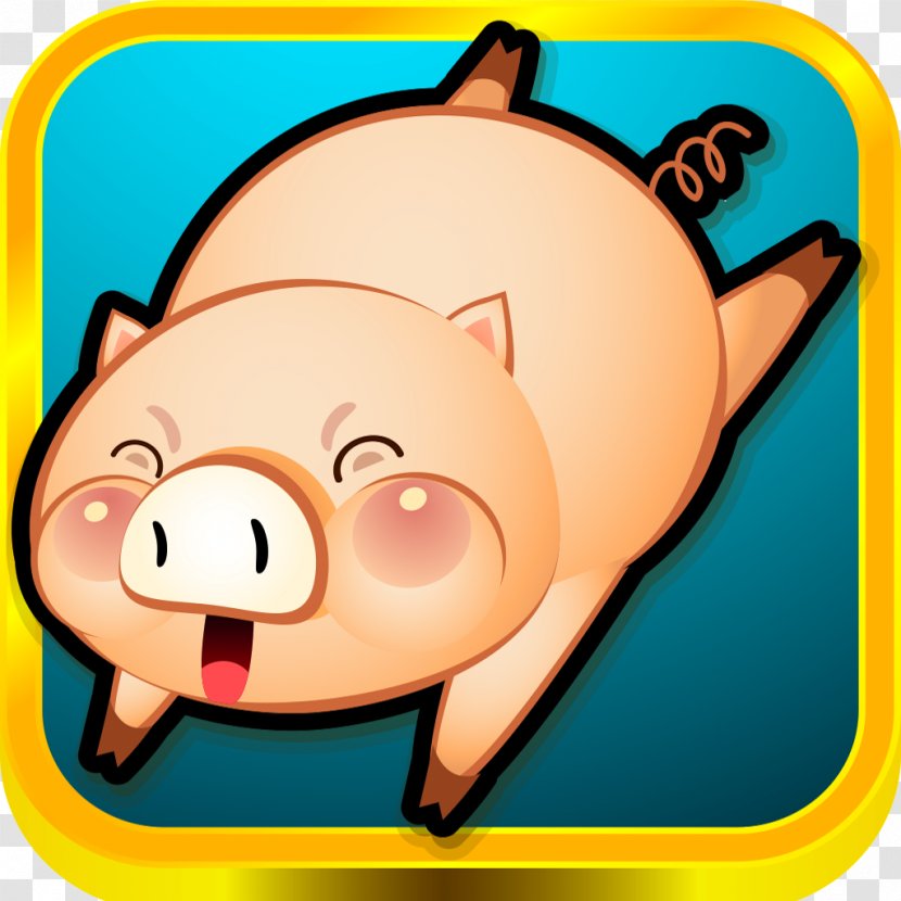 Pig Run Game A Fun Kids Breakfast Bacon - Laughter Transparent PNG