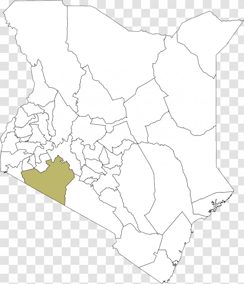 Embu Isiolo County Busia Kwale Bungoma - Black - Kenya Transparent PNG