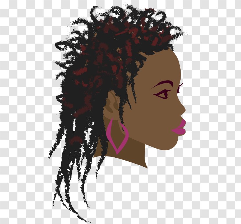 Hairstyle Braid Art - Forehead - African Textiles Transparent PNG