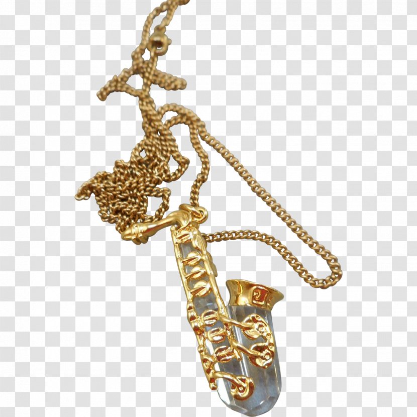Body Jewellery Clothing Accessories Charms & Pendants Chain - Heart - Saxophone Transparent PNG