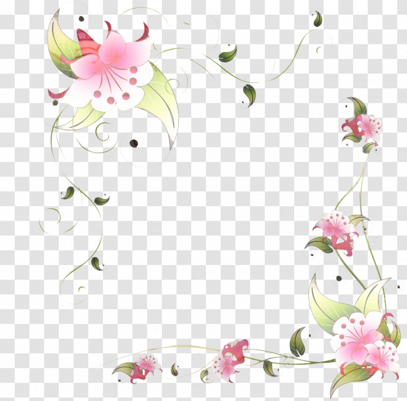 Floral Background Frame - Rose - Picture Wildflower Transparent PNG