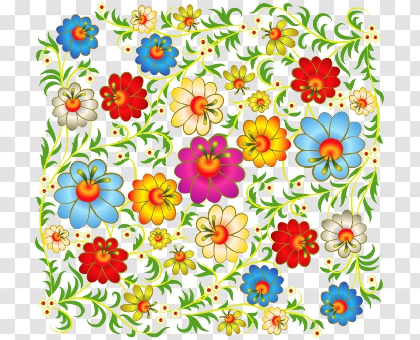 Flower Borders And Frames Pattern Clip Art Embroidery - Plant Transparent PNG