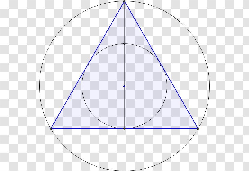 Circle Equilateral Triangle Polygon - Right Transparent PNG