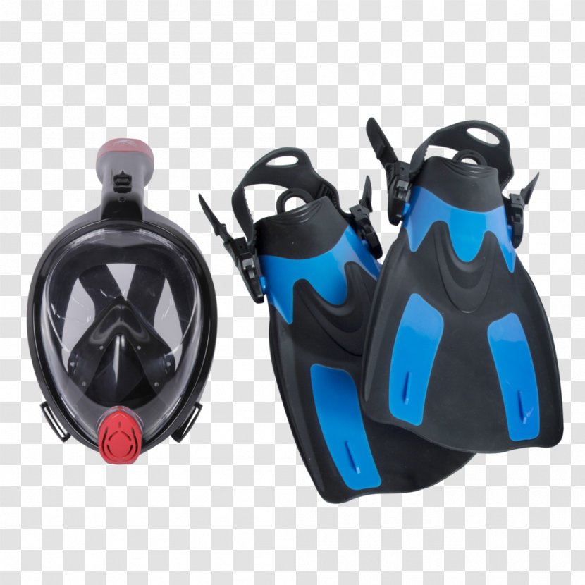 Diving & Snorkeling Masks Scuba Equipment Swimming Fins - Snorkel Mask Transparent PNG