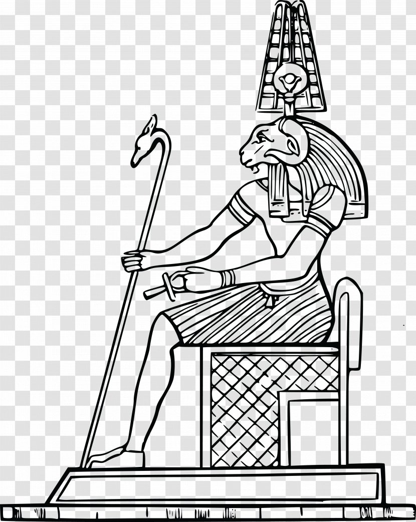 Ancient Egyptian Deities Amun - Egypt Transparent PNG