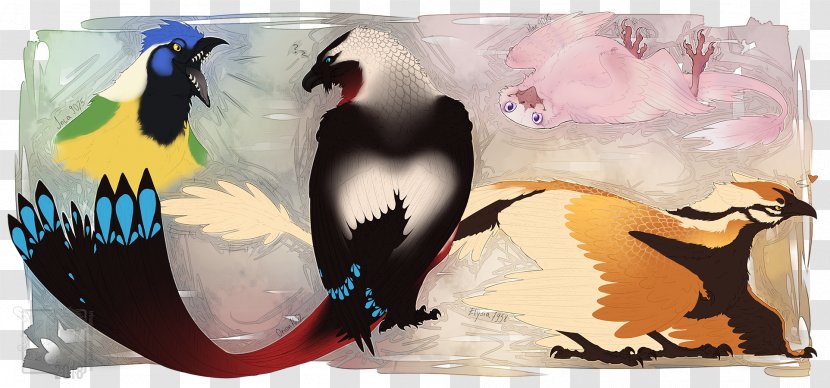 Penguin Art Flightless Bird - Painting - Business Shading Transparent PNG