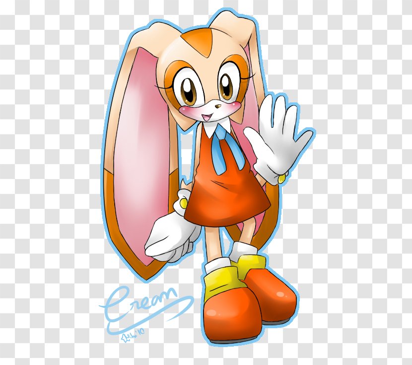 Cream The Rabbit European Sonic Hedgehog Vanilla - Frame Transparent PNG