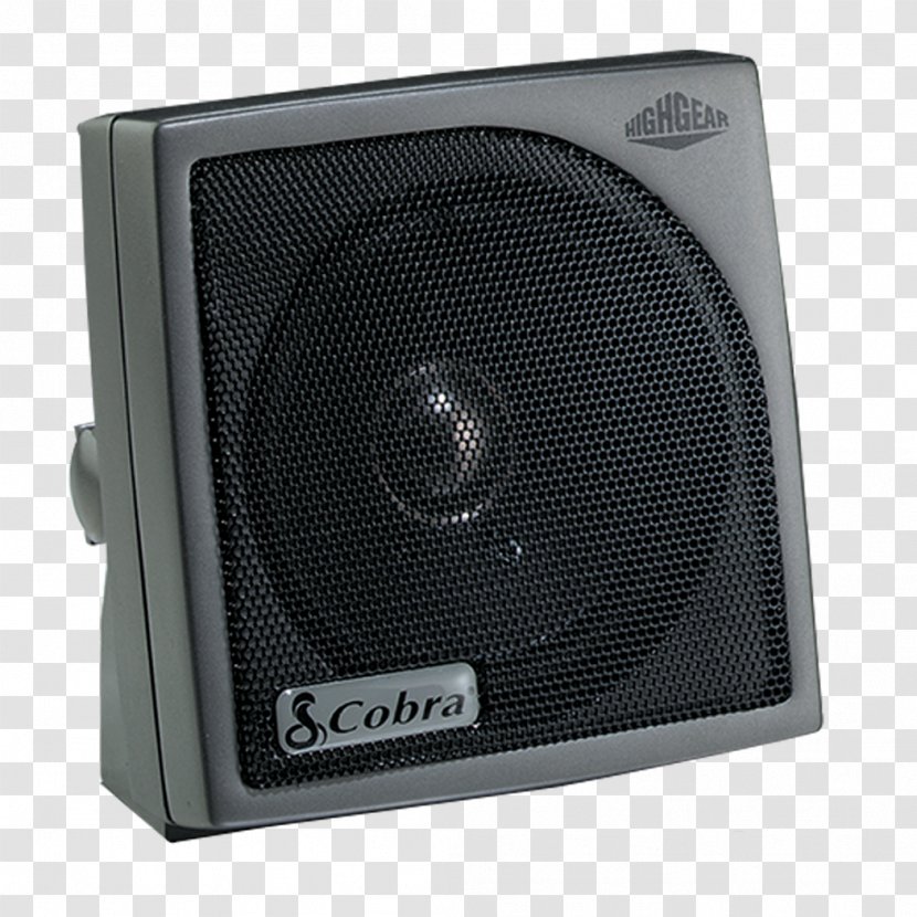 Subwoofer Microphone Loudspeaker Cobra HighGear HG-S300 Noise-cancelling Headphones - Audio Equipment - Walkie Talkie Transparent PNG