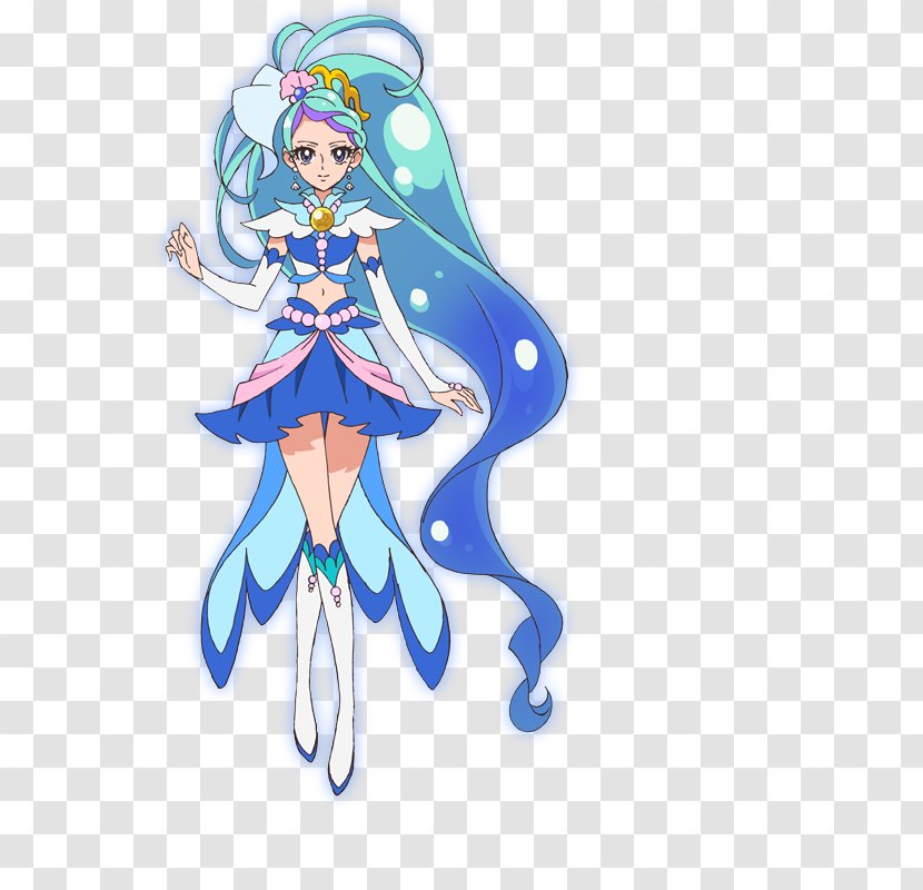 Cure Mermaid Pretty Princess Alice Yotsuba Mana Aida - Cartoon Transparent PNG