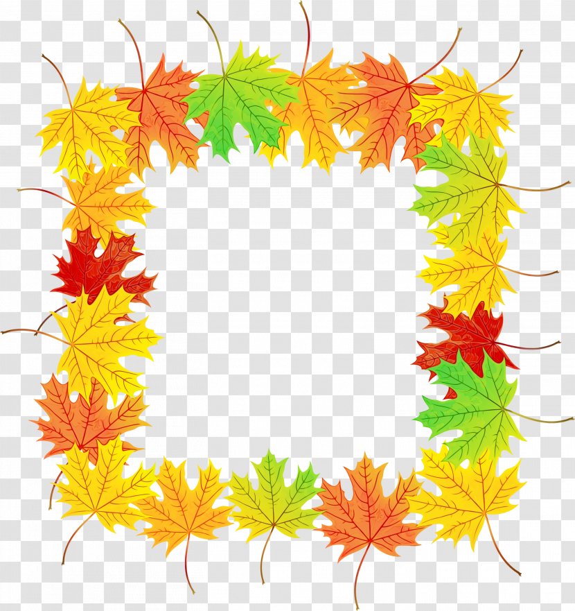 Autumn Watercolor - Leaf Color - Plant Yellow Transparent PNG