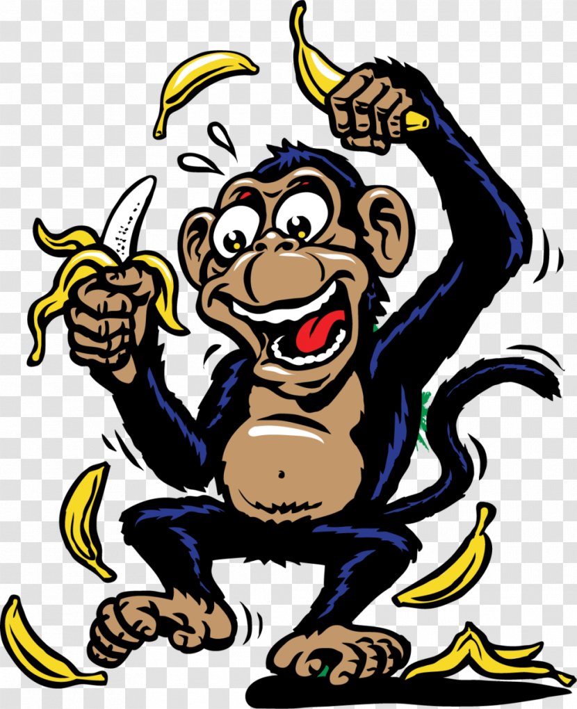 Carnivora Cartoon Character Clip Art - Organism - Monkey And Banana Problem Transparent PNG