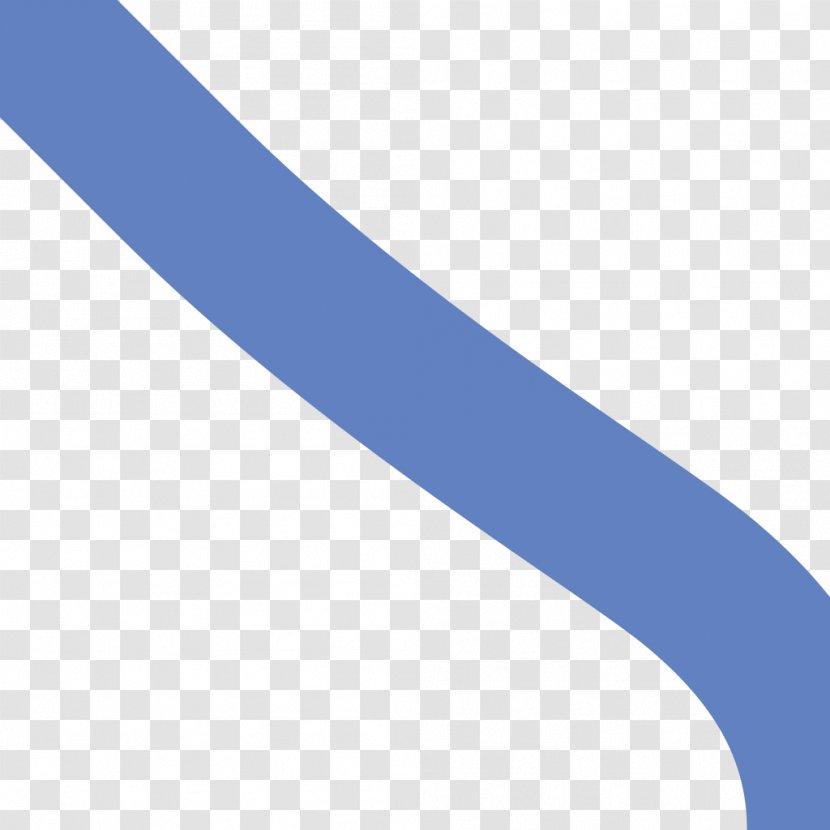 Line Angle - Blue Transparent PNG