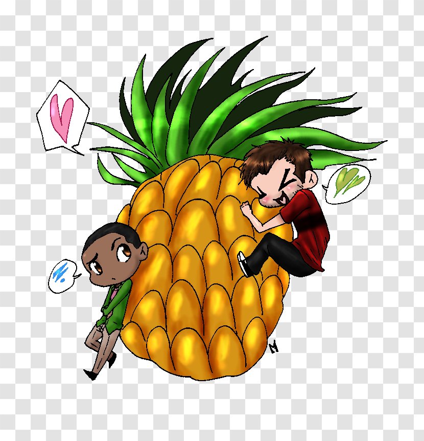 Gus Shawn Spencer Pineapple Cartoon Clip Art - Deviantart - Pineapples Transparent PNG