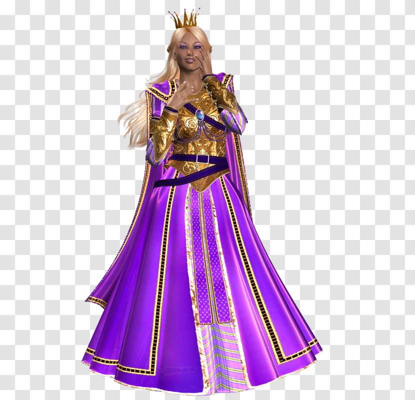 Costume Design Gown Outerwear - Dress - Purple Transparent PNG