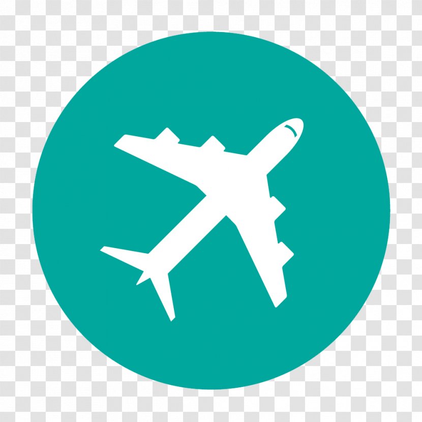 Social Media Symbol Airplane - Green - Lorum Transparent PNG