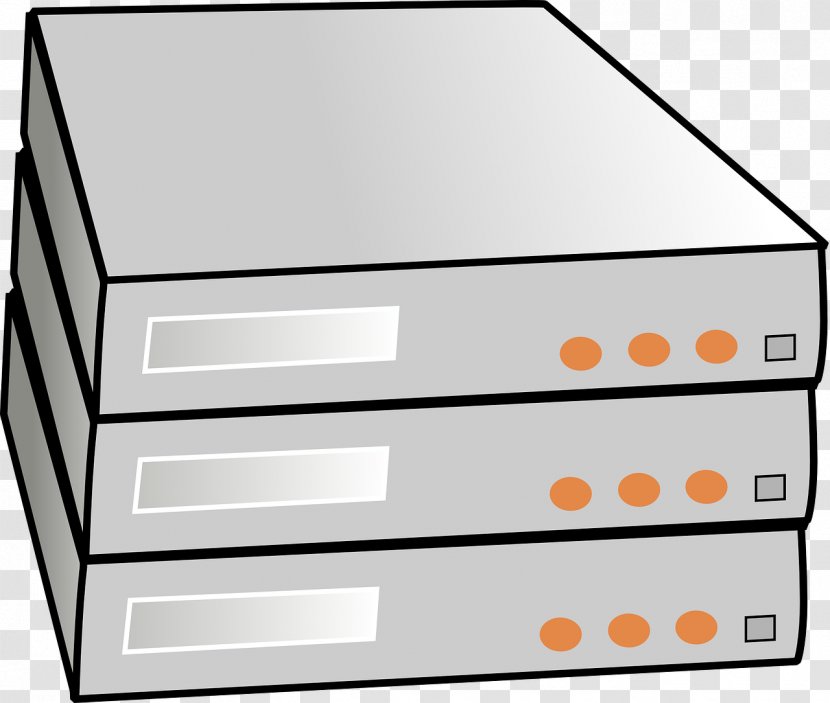 19-inch Rack Server Clip Art - Web - Gray DVD Transparent PNG