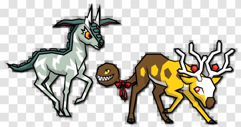 Pony Horse Pack Animal Legendary Creature Reindeer - Mythical Transparent PNG