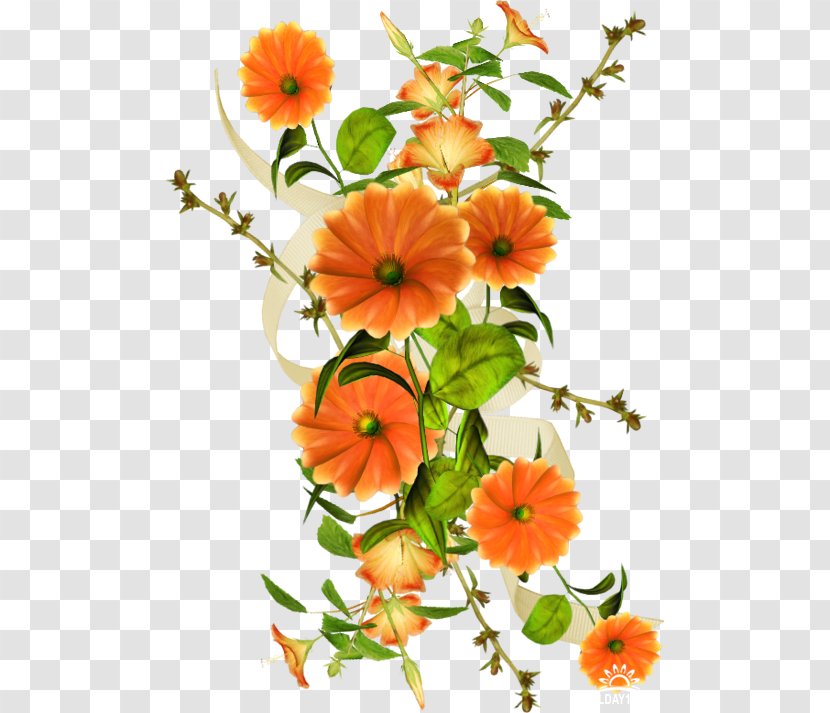 Lily Flower Cartoon - Wreath - Artificial Wildflower Transparent PNG