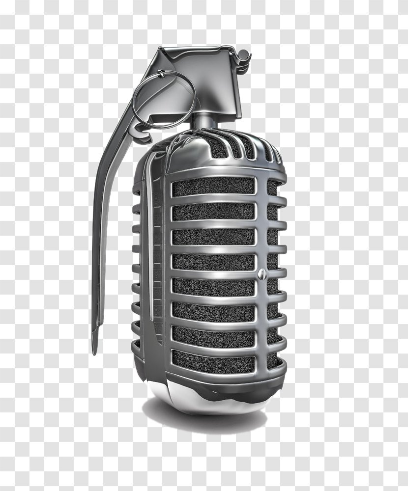 Microphone Grenade Stock Illustration - Flower - HD Transparent PNG