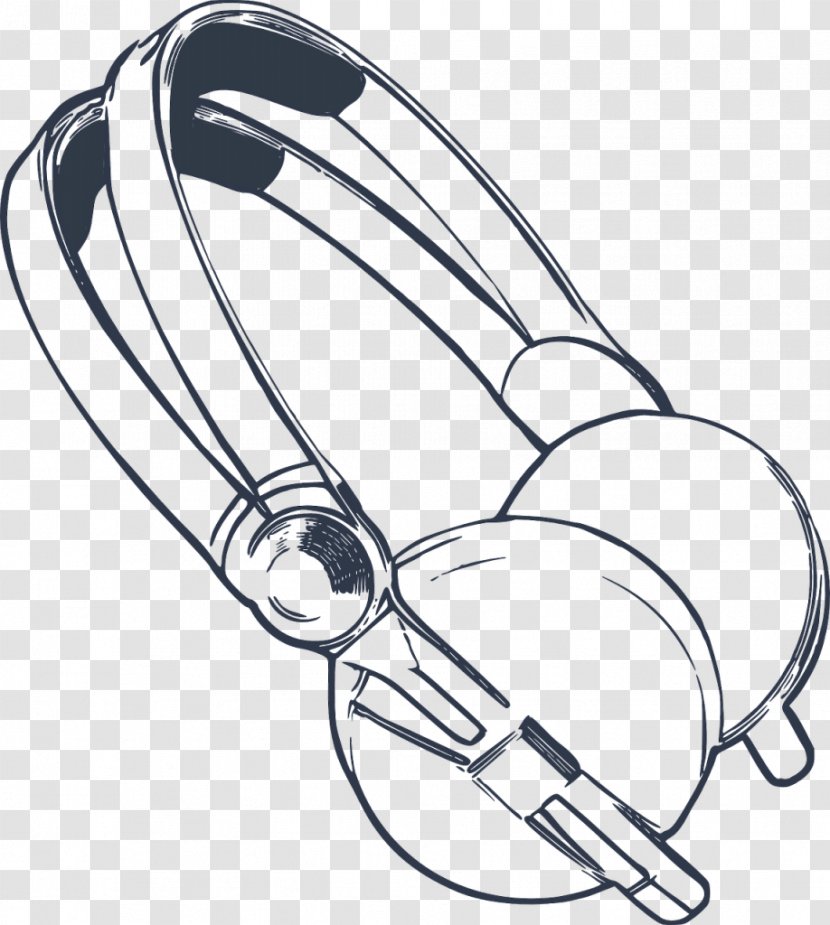 Headphones Drawing Coloring Book Clip Art - Apple Earbuds Transparent PNG