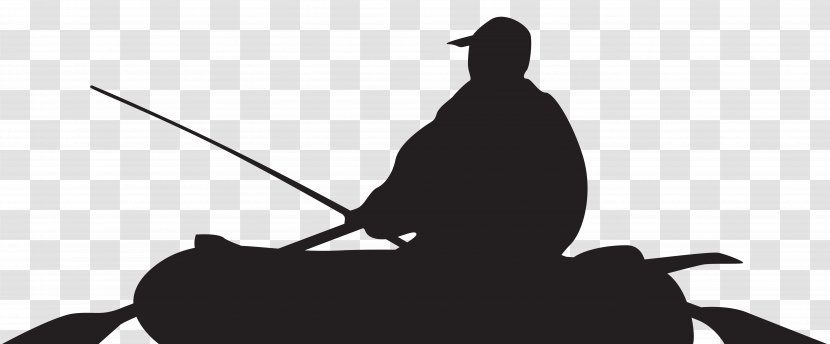 Silhouette Portrait Photography - Fishing Rods - Fisherman And Boat Clip Art Image Transparent PNG