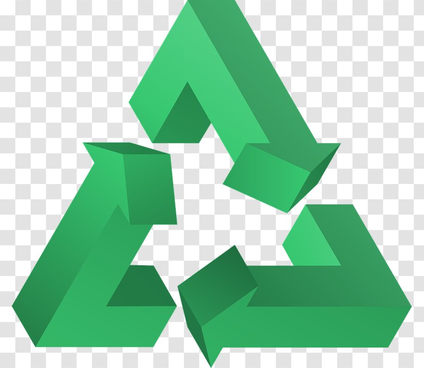 Recycling Symbol Reuse Waste Paper - Green - Flag Transparent PNG