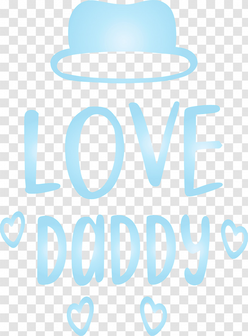 Love Daddy Happy Fathers Day Transparent PNG