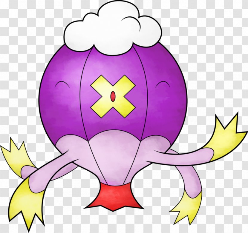 Drifblim Cartoon Illustrator Clip Art - Castform Transparent PNG