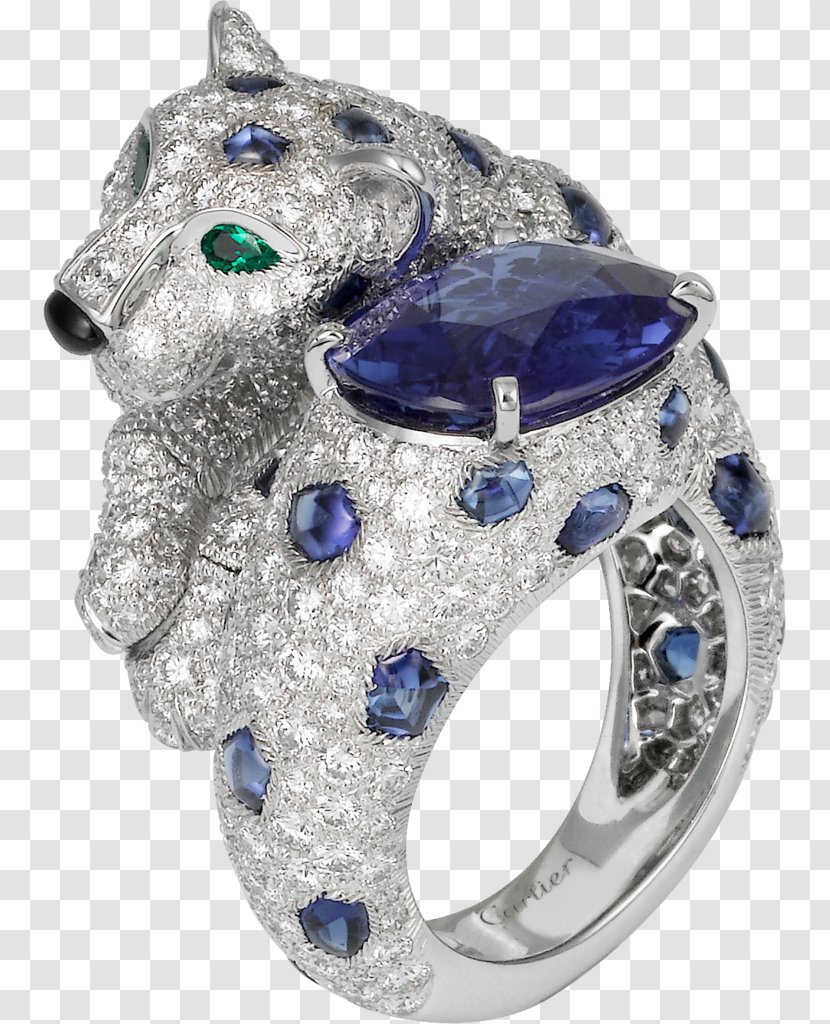 Cartier Jewellery Sapphire Ring Diamond - Bracelet - Women Bag Transparent PNG