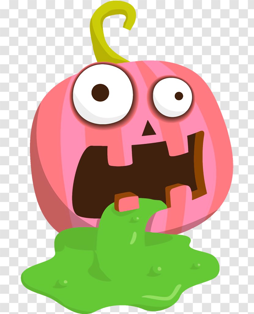 Jack-o-Lantern Halloween Carved Pumpkin - Cartoon - Fruit Smile Transparent PNG