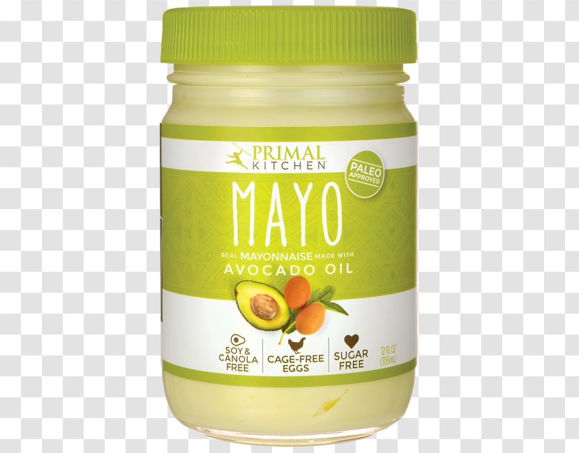 Avocado Oil Mayonnaise Salad Dressing - Dairy Products Transparent PNG