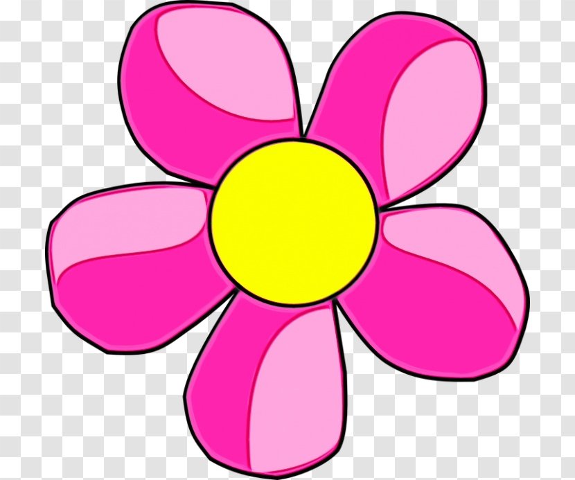 Pink Petal Clip Art Magenta Flower - Line - Plant Transparent PNG
