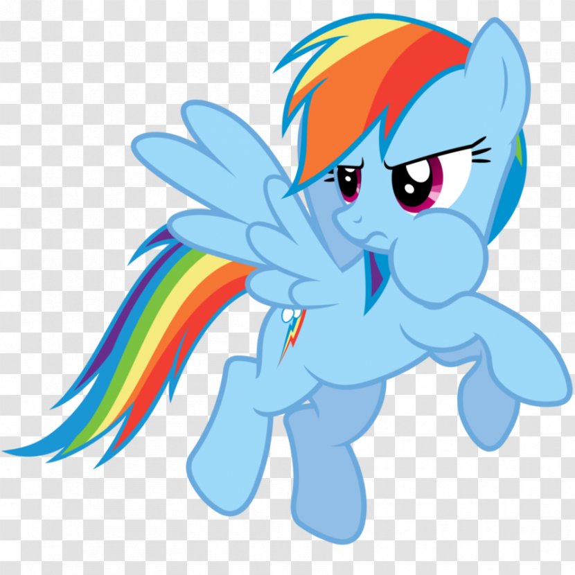 Rainbow Dash Pony - Cartoon Transparent PNG