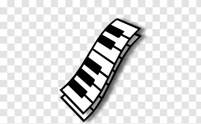 Low Key Piano Bar Musical Keyboard - Silhouette Transparent PNG