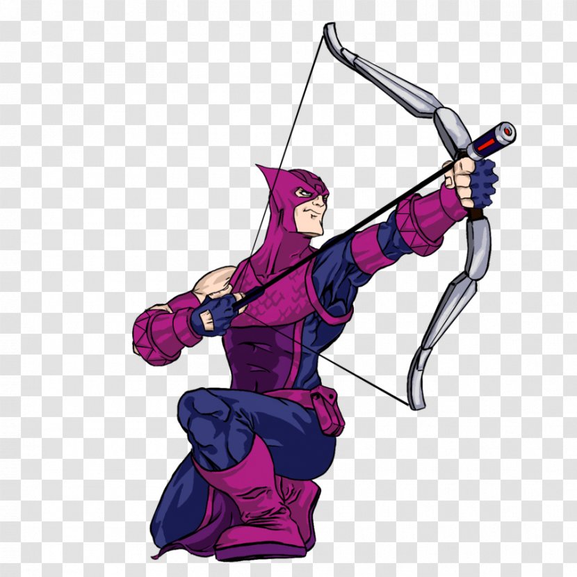 Clint Barton Cartoon He-Man Drawing Comics - Marvel Avengers Assemble - Ranged Weapon Transparent PNG