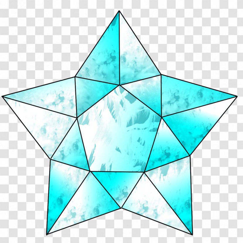 Star Crystal Symmetry Swarovski AG Frost - Turquoise Transparent PNG