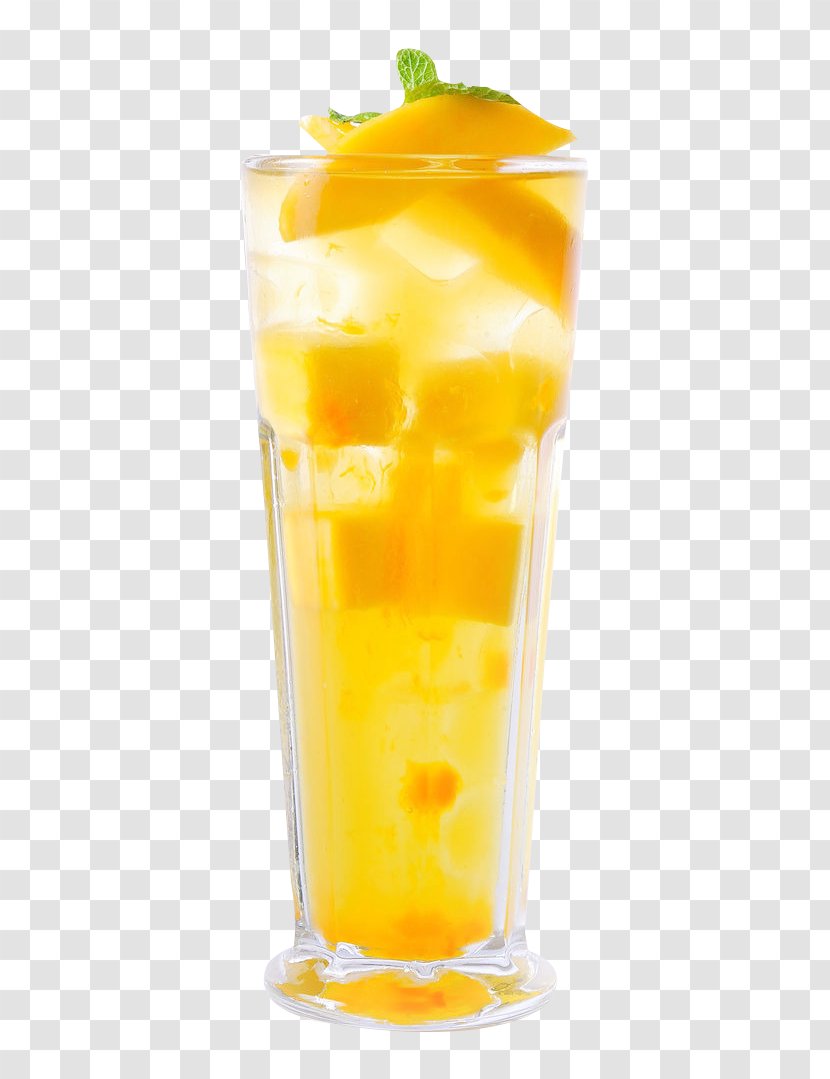 Ice Cream Orange Juice Smoothie Milkshake - Mango - Icy Transparent PNG