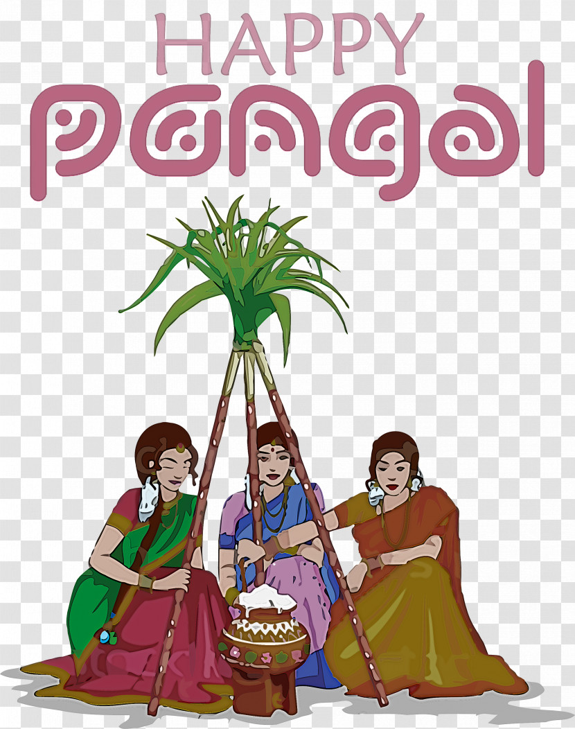 Pongal Happy Pongal Transparent PNG