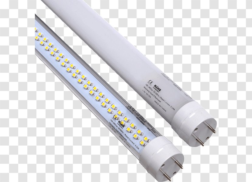 Light-emitting Diode Fluorescent Lamp LED Tube - Led Transparent PNG
