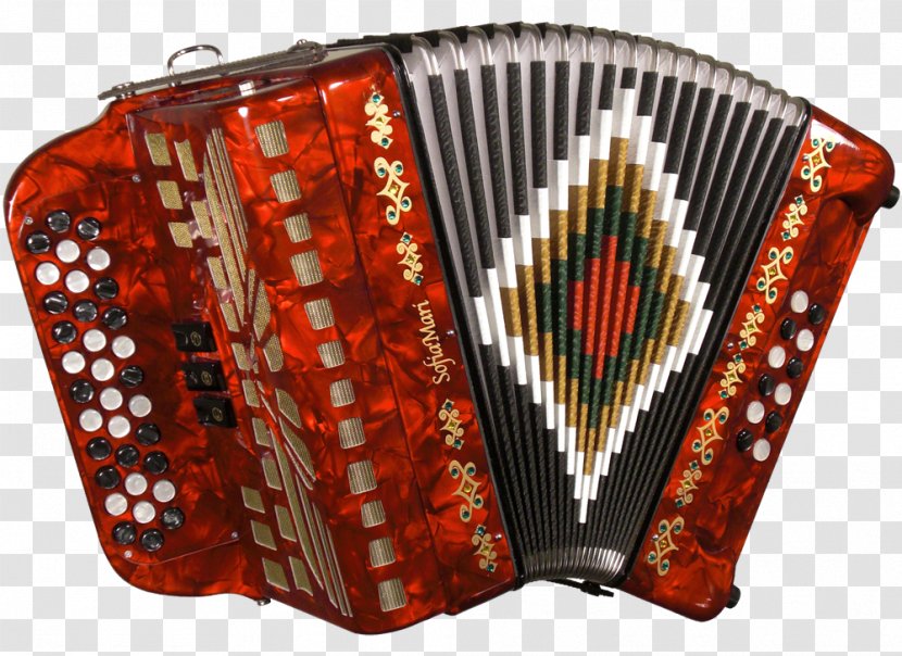 Trikiti Garmon Diatonic Button Accordion Free Reed Aerophone - Frame Transparent PNG