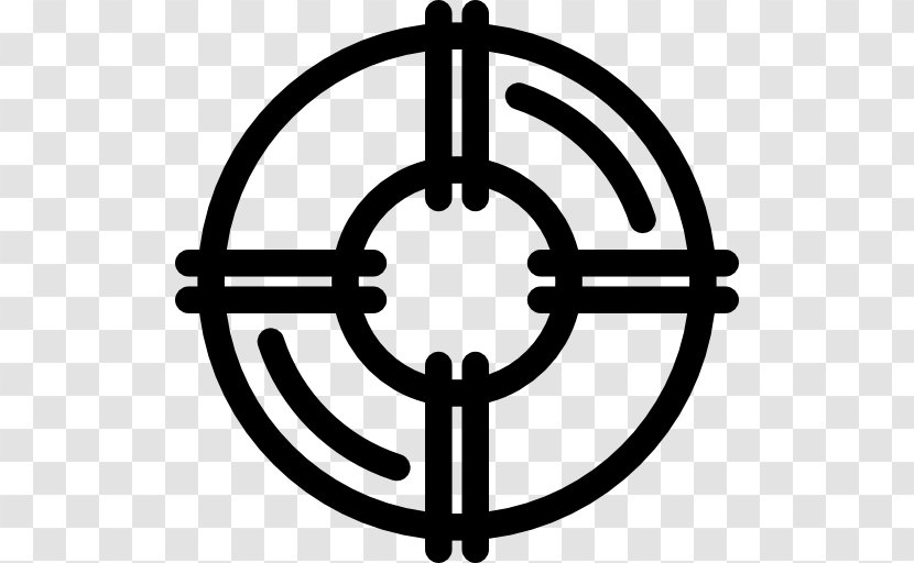 Symbol Rim Black And White - Professional Sporting Clay Association Transparent PNG