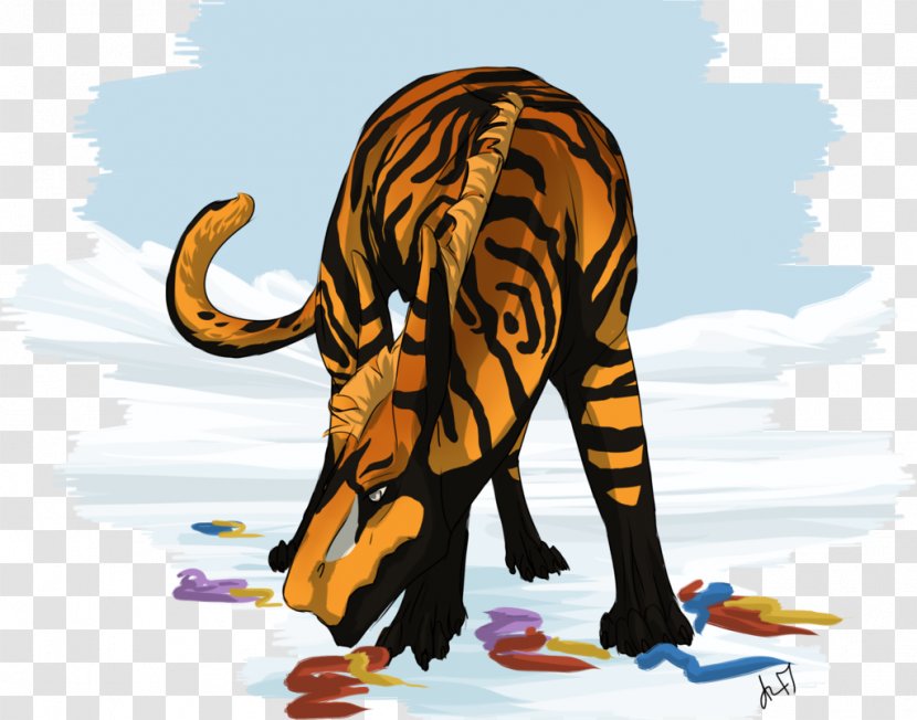 Tiger African Elephant Indian Cat Elephants Transparent PNG