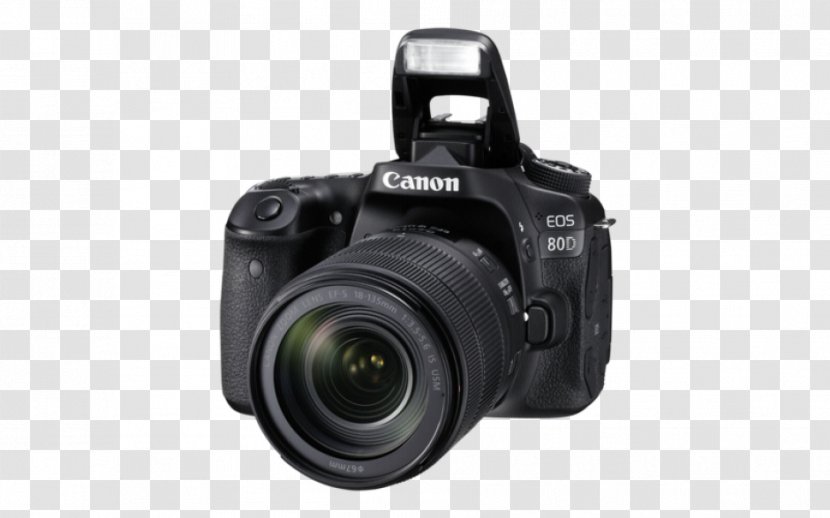 Canon EOS 80D EF-S 18–135mm Lens Digital SLR Camera - Reflex - 80d Transparent PNG