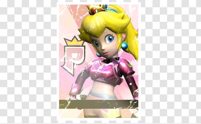 Mario Strikers Charged Super Princess Peach Daisy - Toy Transparent PNG