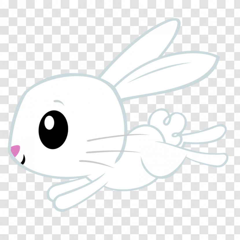 Pony Fluttershy Angel Bunny Pinkie Pie Twilight Sparkle - Flower - Lovely Rabbit Transparent PNG