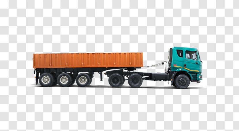 Mahindra & Car Commercial Vehicle Semi-trailer Truck - Motor - Big Transparent PNG