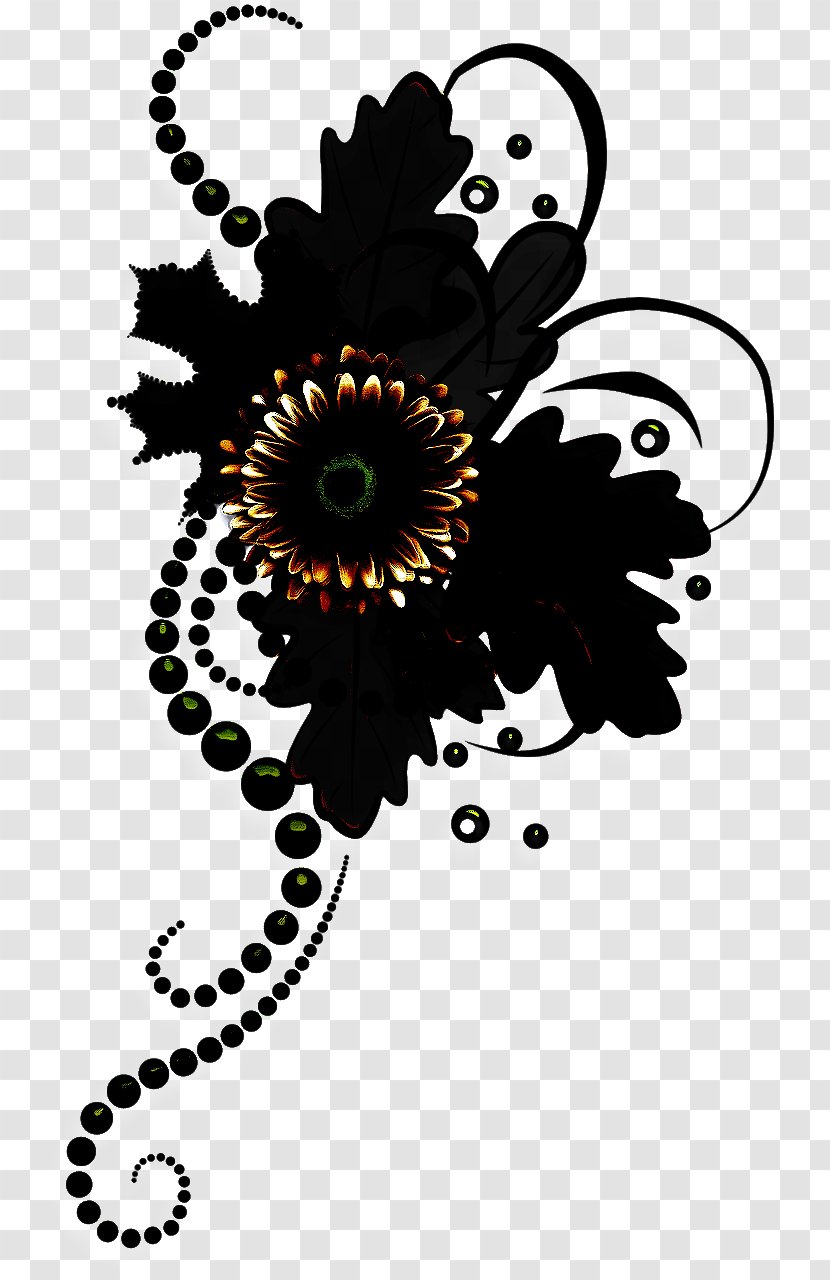 Clip Art Black-and-white Flower Visual Arts Plant - Blackandwhite Transparent PNG