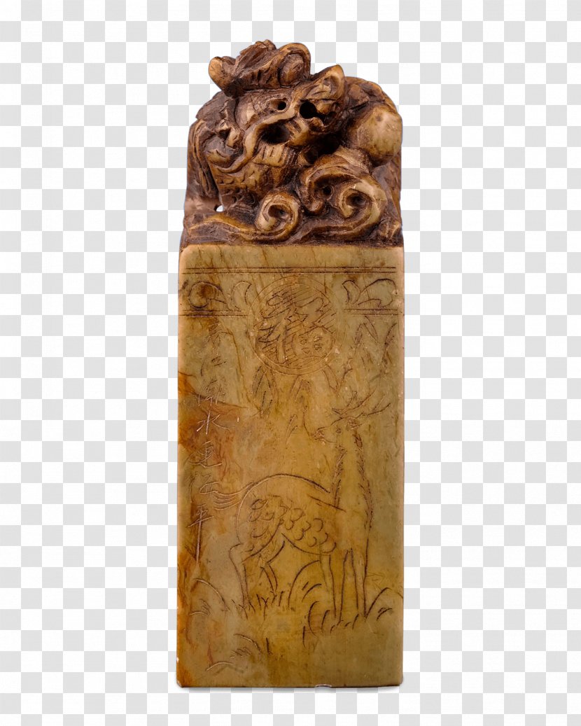 Stone Carving Antique Seal Art - Dog Transparent PNG