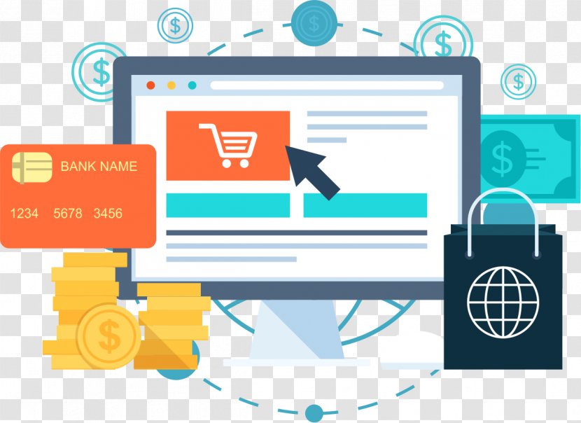Web Development E-commerce Shopping Cart Software Business Retail - Prepaid Transparent PNG