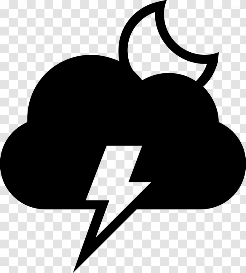 Thunderstorm Tropical Cyclone Cloud Lightning - Monochrome - Storm Transparent PNG